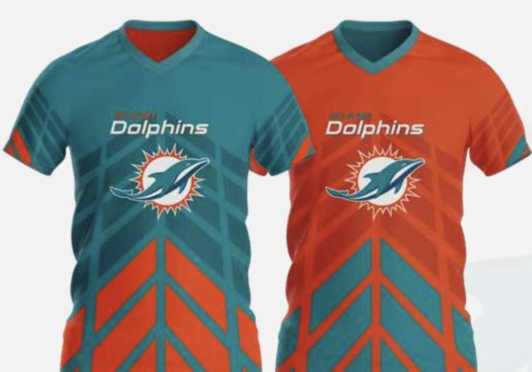 Official NFL Flag Dolphins Jersey