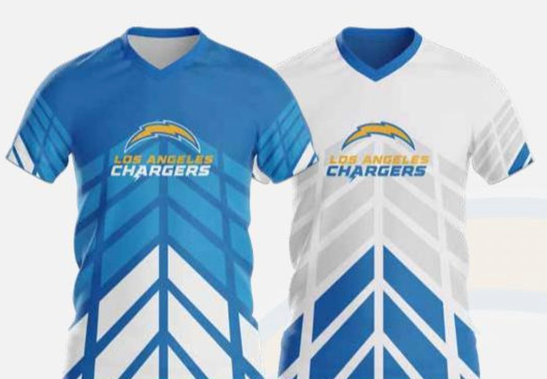 Official NFL Flag Chargers Jersey