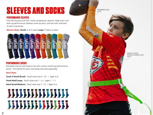 Official NFL Flag Socks